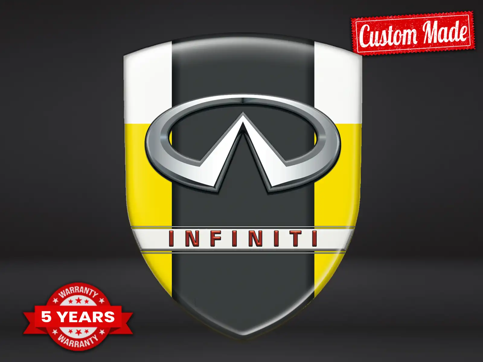 Infiniti Harzaufkleber Racing Edition Glänzender Domes Stil